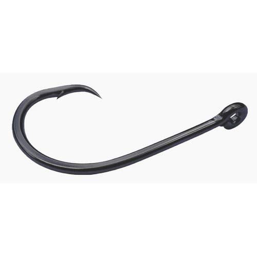 Gamakatsu Octopus Circle Hook in-line PT-4x strong, straight eye, NS Black, ideal for versatile saltwater fishing