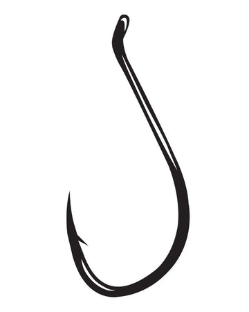 Gamakatsu Octopus NS Black Hook Size 4 close-up, sharp point for reliable hookups