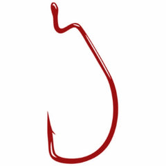 Gamakatsu Offset Shank Worm EWG Red Hook 4/0 for versatile fishing techniques