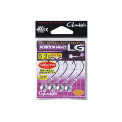 Gamakatsu Rose Horizon Head LG 1/0-5.2g front view for stable swimming