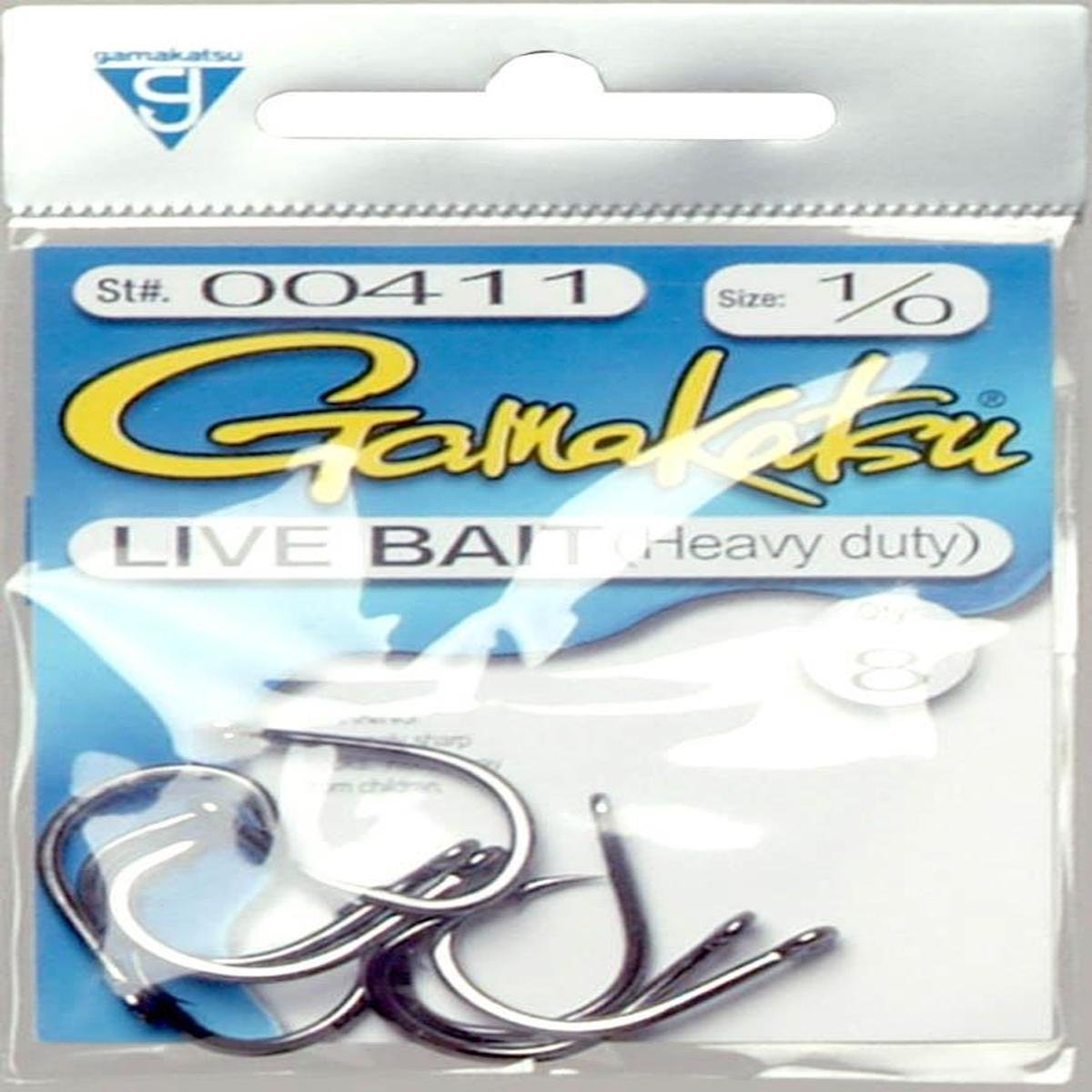 Gamakatsu Saltwater Hooks 1/0 pack ready for offshore fishing, renowned for reliability