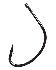 Gamakatsu Shiner Hook Straight Eye NS Black size 2 for live bait and catfish baits