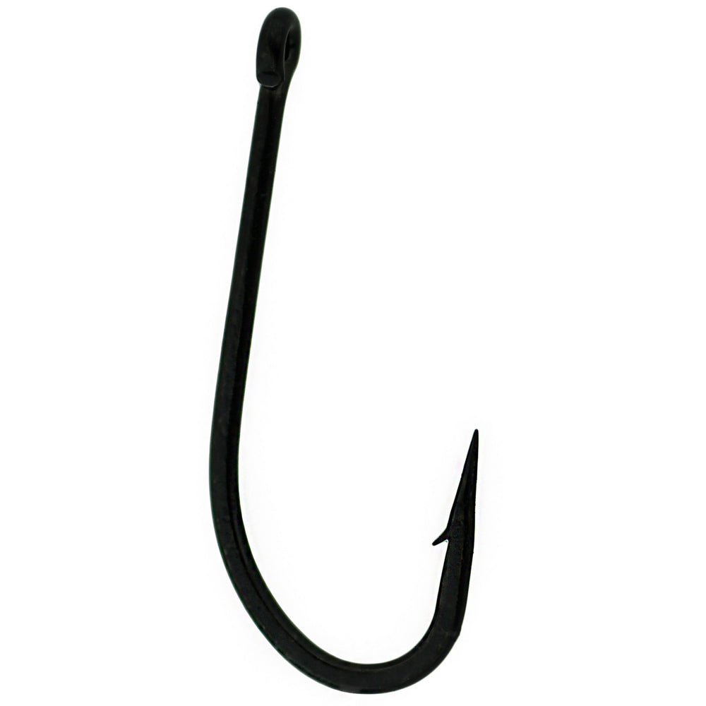 Gamakatsu SI45 bone fish hook size 6 in black with high carbon steel for sharp points