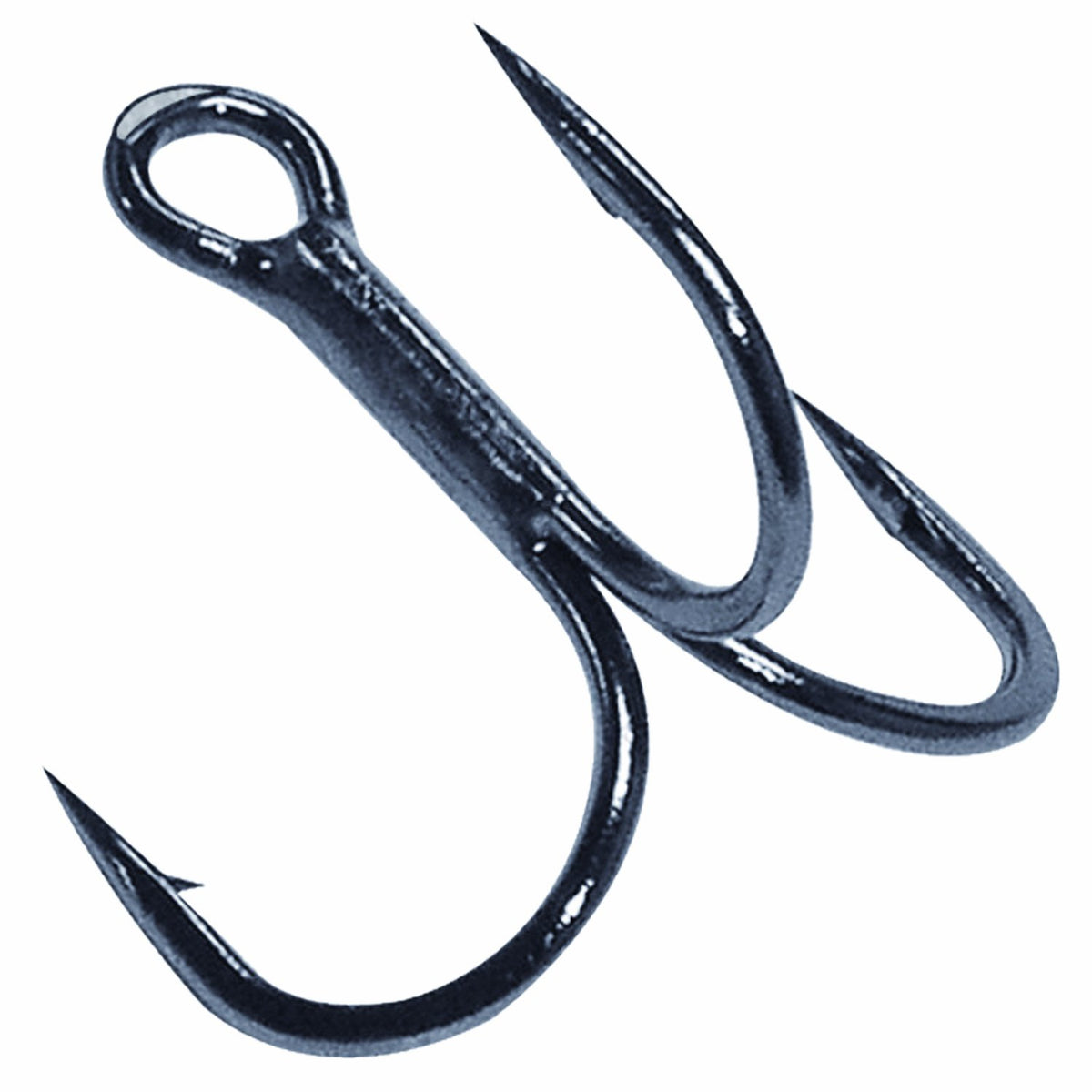 Gamakatsu treble short shank hook in black, reliable hookups and durability