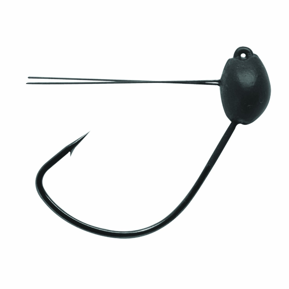Gamakatsu Wacky Head Jig Hook Black for precise bass presentations and finesse rigs