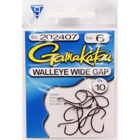 Gamakatsu hook eye detail showing secure lure attachment