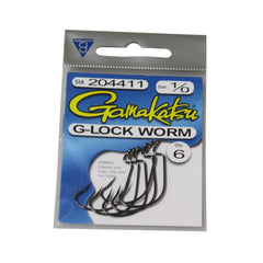 Gamakatsu worm hook closeup showing sharp point for freshwater use