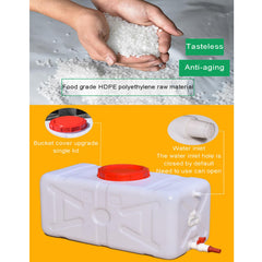 GAMAXX 110L lid with soft ring ensures leak-free sealing.