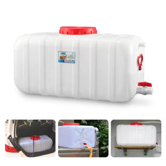 GAMAXX 50L water container with tap for easy outdoor dispensing