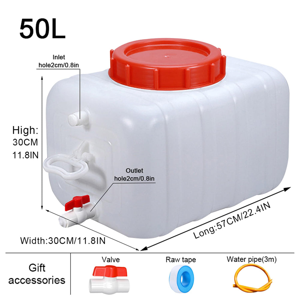 GAMAXX 80L water container with tap ensures reliable caravan storage