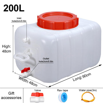 GAMAXX 80L water tank with tap for reliable outdoor storage