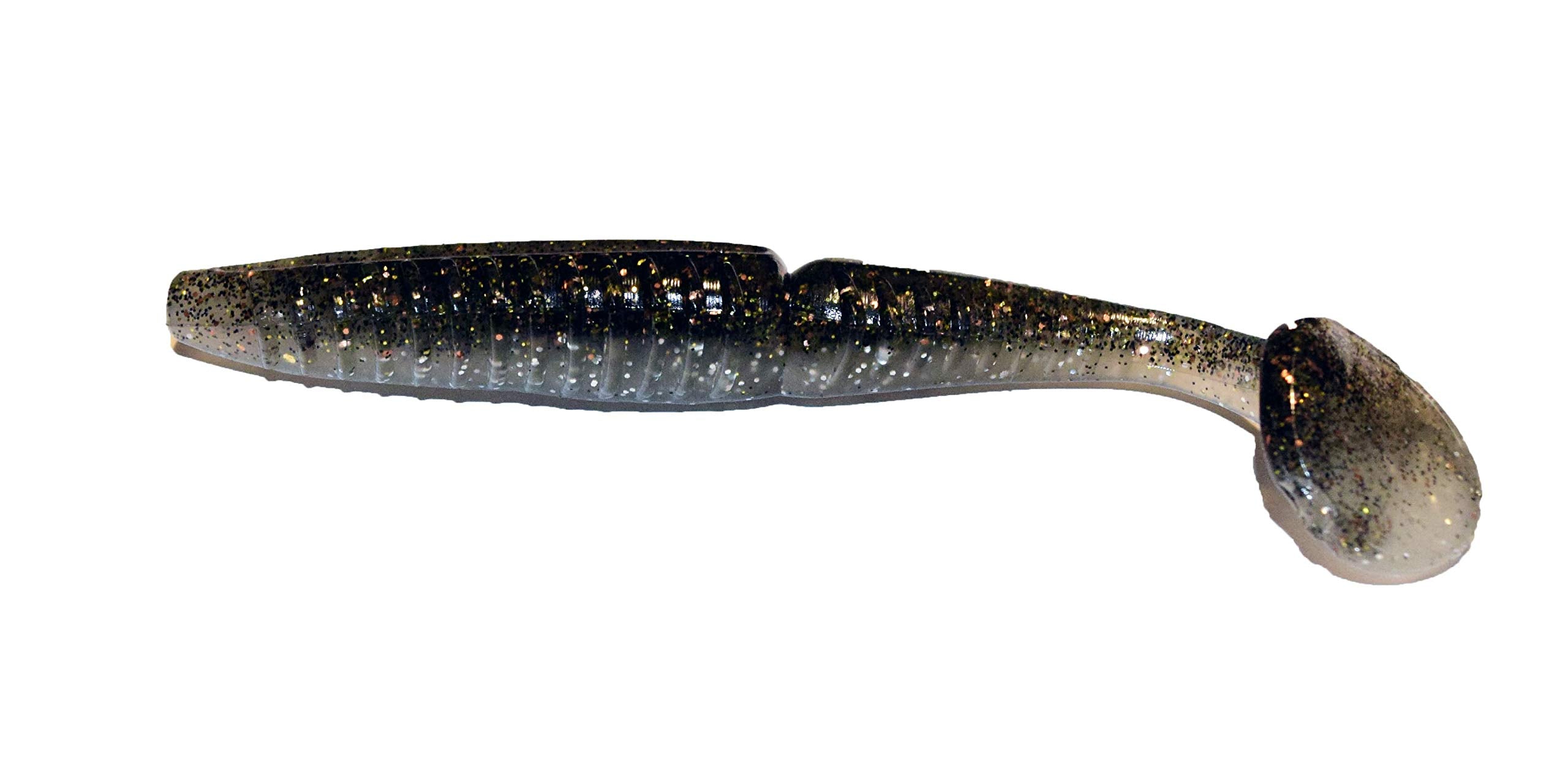 Gambler EZ Vibez 3.75 swimbait in Nickel Penny, ideal for bass angling in freshwater