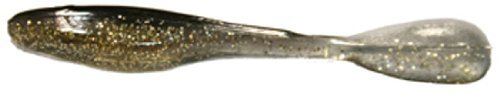 Gambler Lures Baby Flapp'n Shad in Smoke and Gold with flapping tail for enticing thump