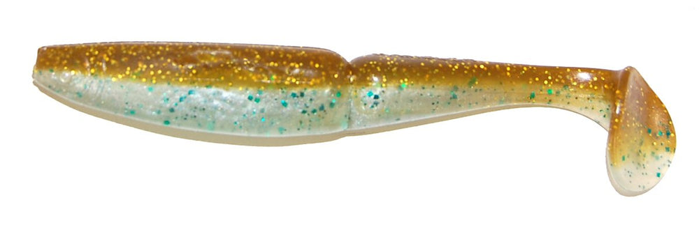 Gambler Lures Big EZ swim bait in Ice Breaker color delivering lifelike action for bass fishing