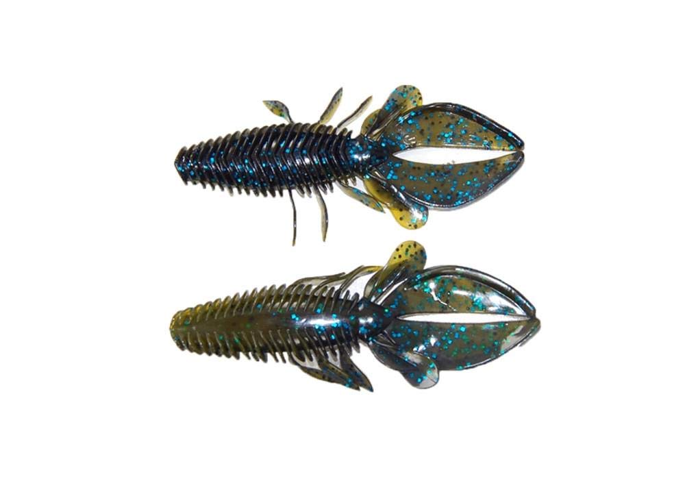 Gambler Lures FO231 Stinger Green Pumpkin Black Blue ready for bass fishing action