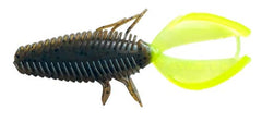Gambler Lures FO5228 Stinger Green Pumpkin Chartreuse attracts bass during casting