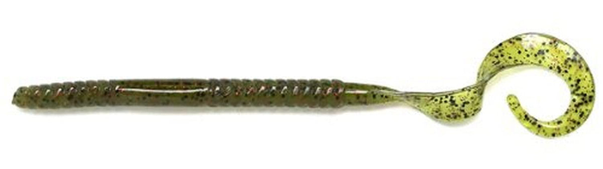Gambler Lures RT107410 ribbon tail 10-inch watermelon red glitter ideal for bass fishing