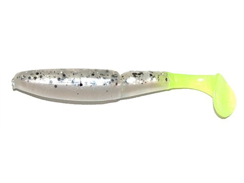 Gambler Lures Little EZ in phantom chartreuse color for strong thump and versatility.