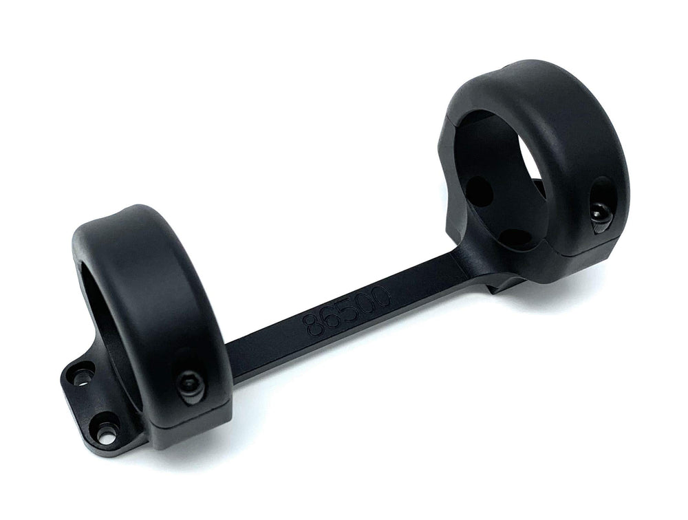 Game Reaper one-piece scope mount closeup, 6061-T6 aluminum durability.