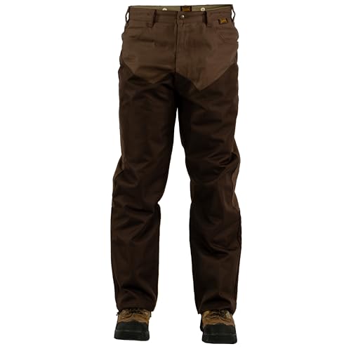Gamehide briar-proof pants front view highlights rugged design for brush-filled hunts.