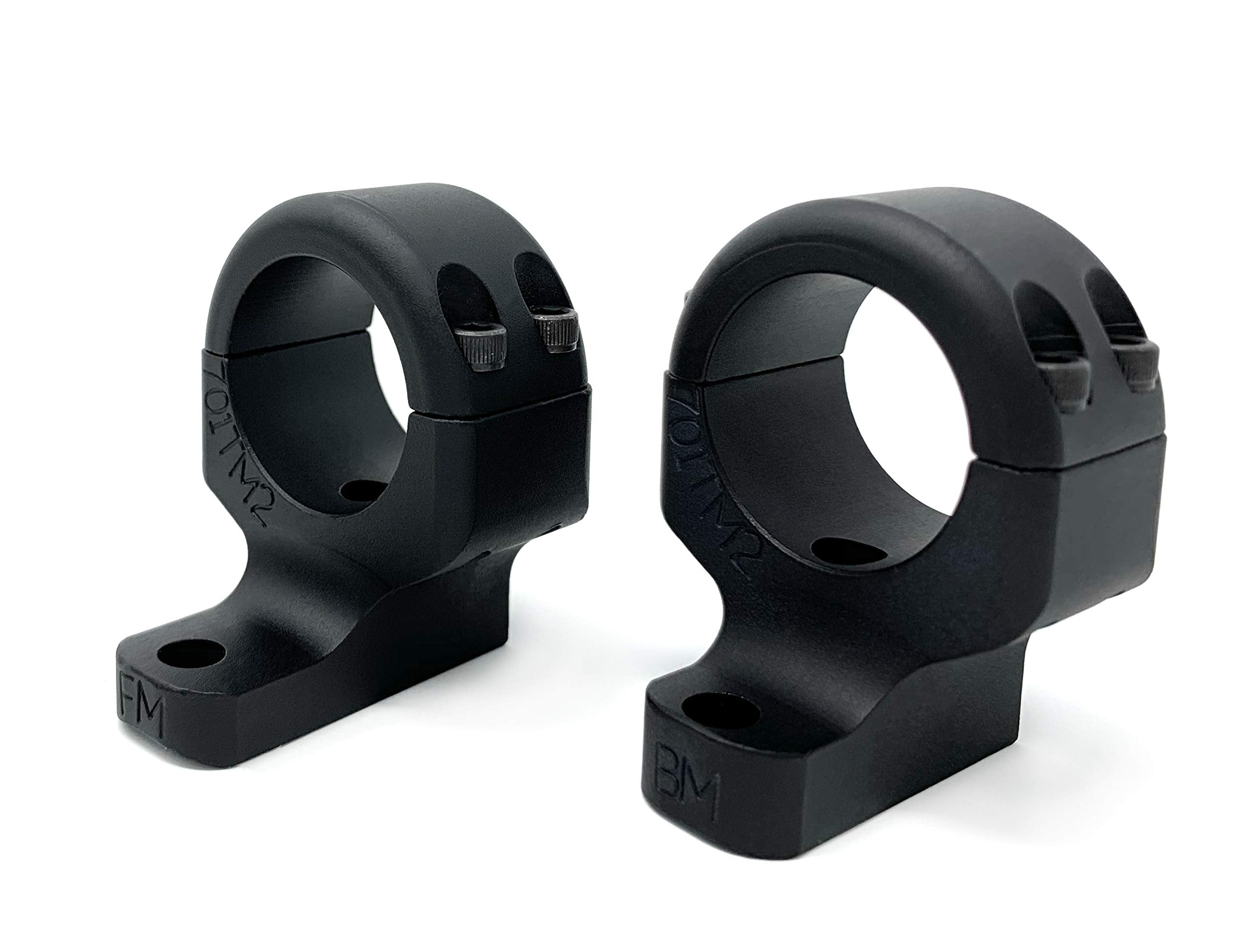 Game Reaper 2 mount on Howa1500 side view shows secure two-piece design for reliable alignment.
