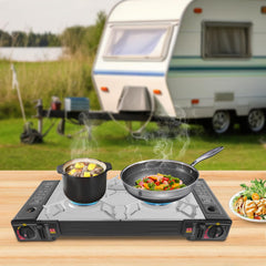 GAMIGIME portable stove with carrying case for travel convenience