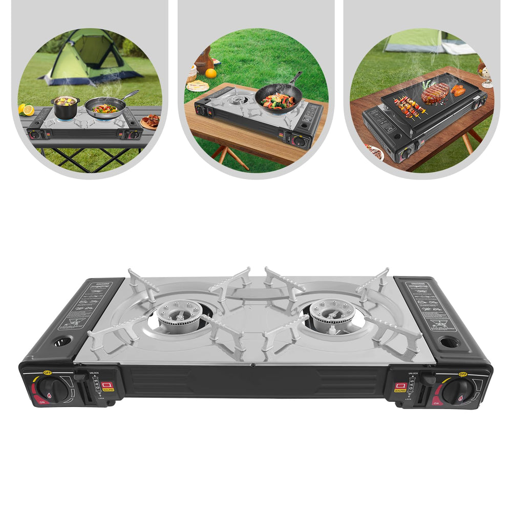 GAMIGIME safety features with cooling vents and secure canister slot