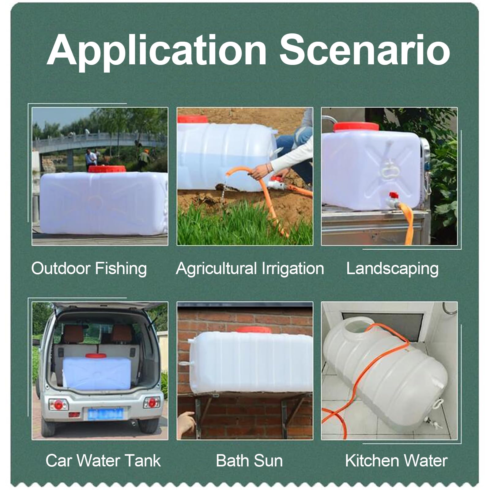 GAMAXX camping and hiking scene showing practical water storage solution.