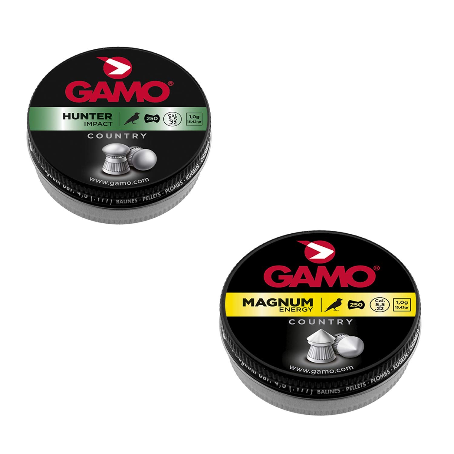 Gamo Master Point .22 caliber pellet, 250-count, 15; 43 grain Energy