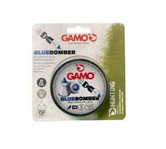 Gamo Blue Bomber .22 Cal pellet close-up