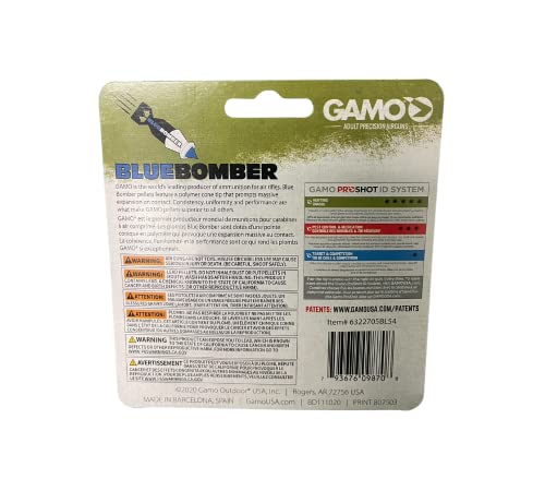 Diamond-shaped polymer tip of Gamo Blue Bomber pellet
