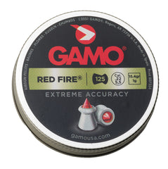 Close-up of Gamo Red Fire polymer-tip bullet