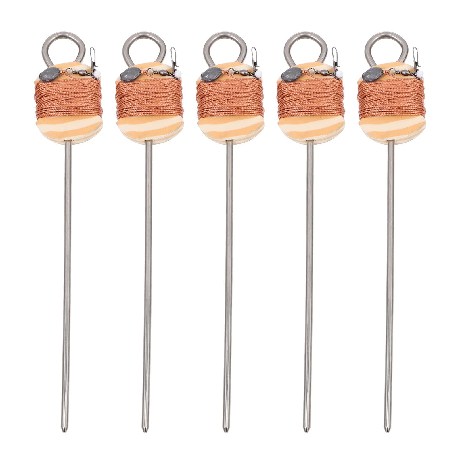 GANAZONO 5Pcs Hook Set for soft-shelled turtles enables versatile freshwater angling.