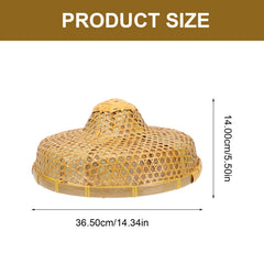 GANAZONO sun hat back view shows comfortable fit and secure silhouette.