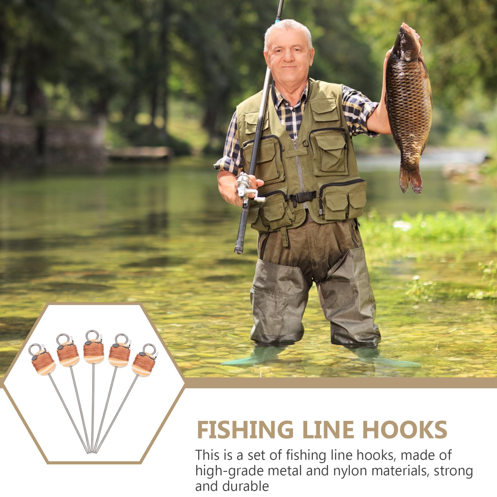GANAZONO Promotes responsible fishing with mouth-hook practice.