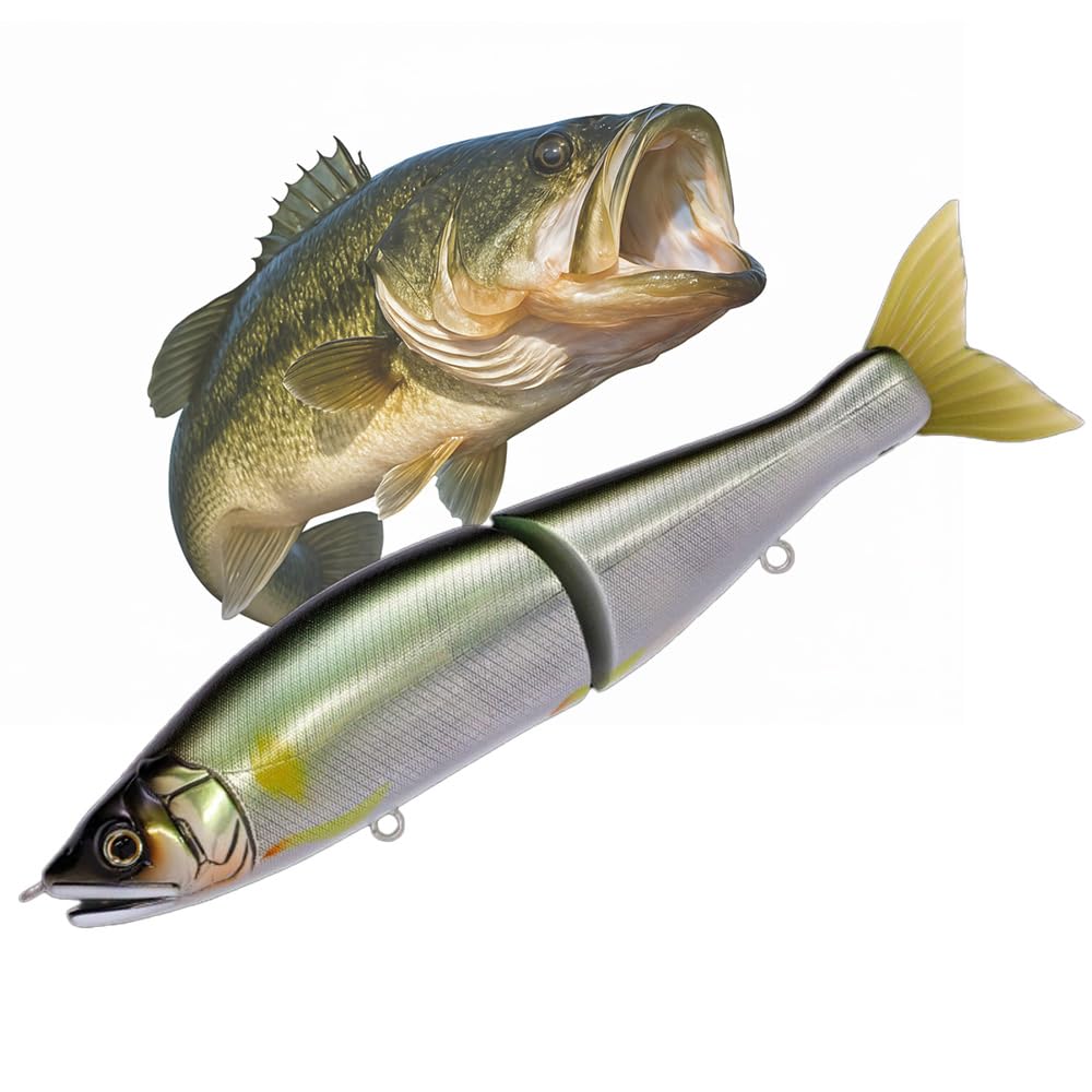 GANCRAFT Jointed Claw 178 Glide Bait JA-AYU Evil Ayu color side view