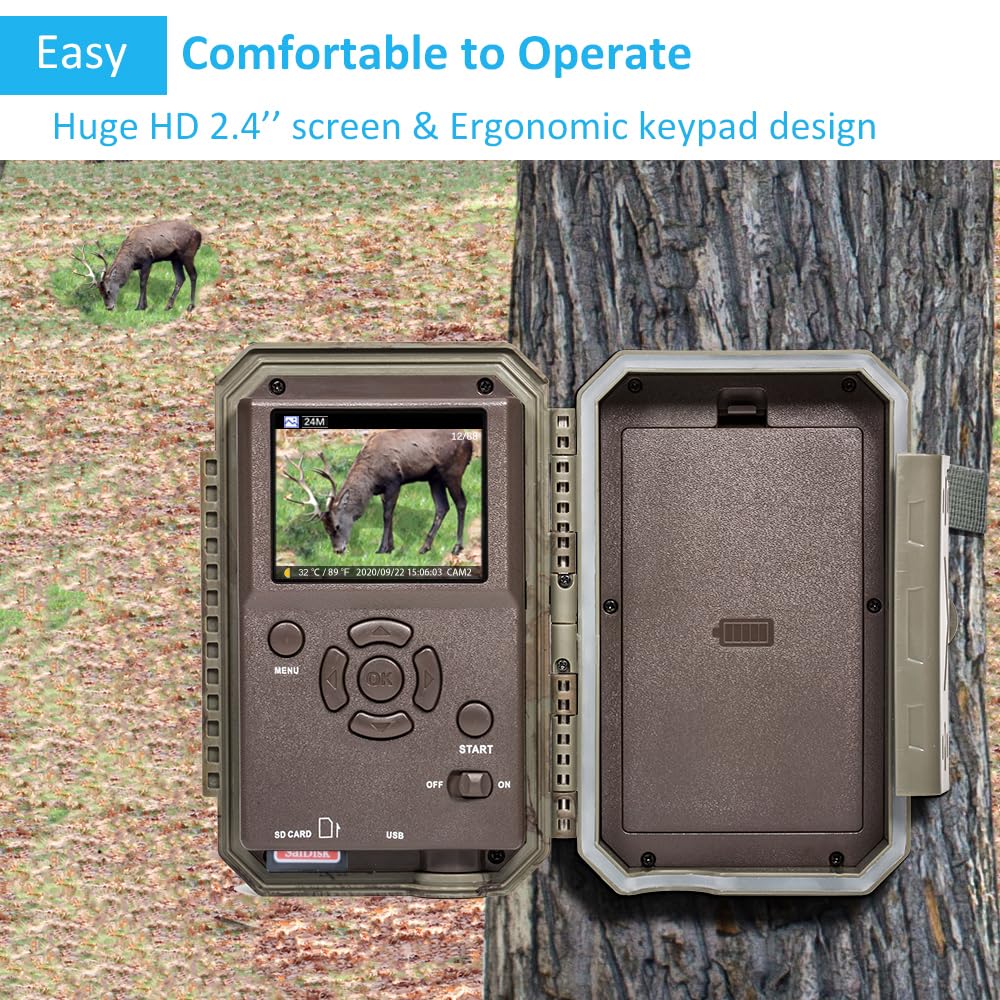 GardePro A50 IP66 weatherproof shell withstands harsh outdoor conditions.