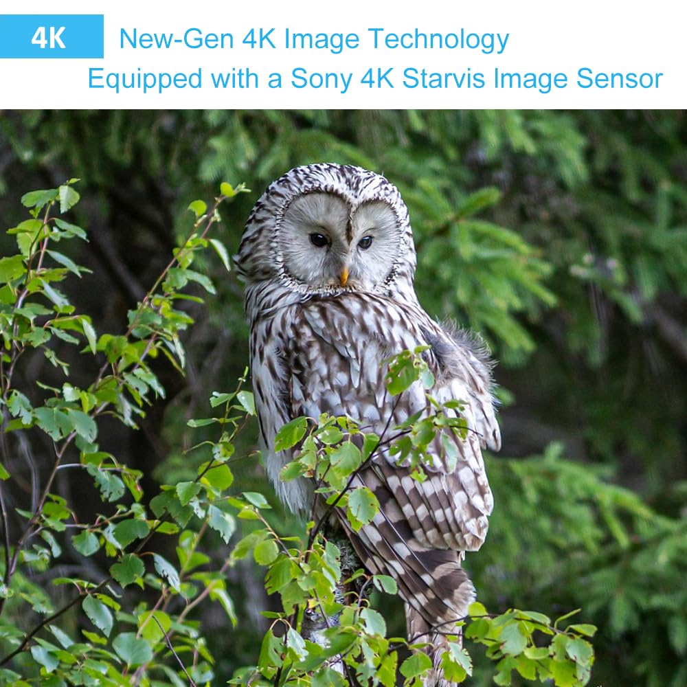 GardePro A50 night vision range up to 100 ft for low-light visibility.