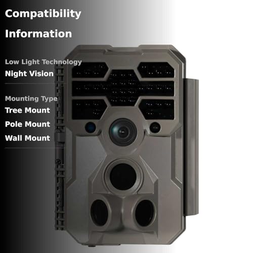 GardePro A60 IP66 waterproof housing withstands harsh weather for year-round trail monitoring.