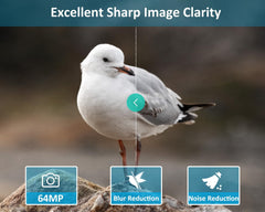 GardePro E5S 1296p HD video captured with H.264 for smooth playback.