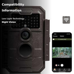 GardePro E6 captures 48MP stills for sharp wildlife identification.