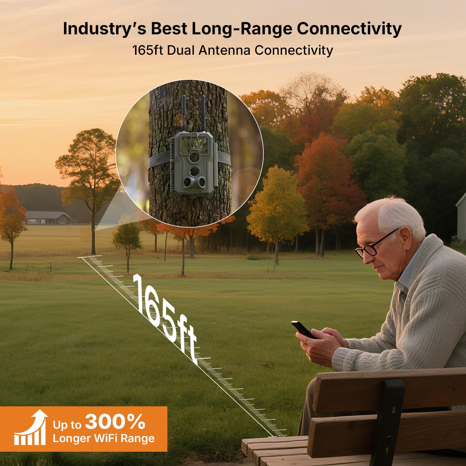 GardePro E8 2.0 Pro night vision action captures discreet nocturnal footage.