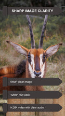 GardePro E8PMB built-in 32GB storage secures all captures.