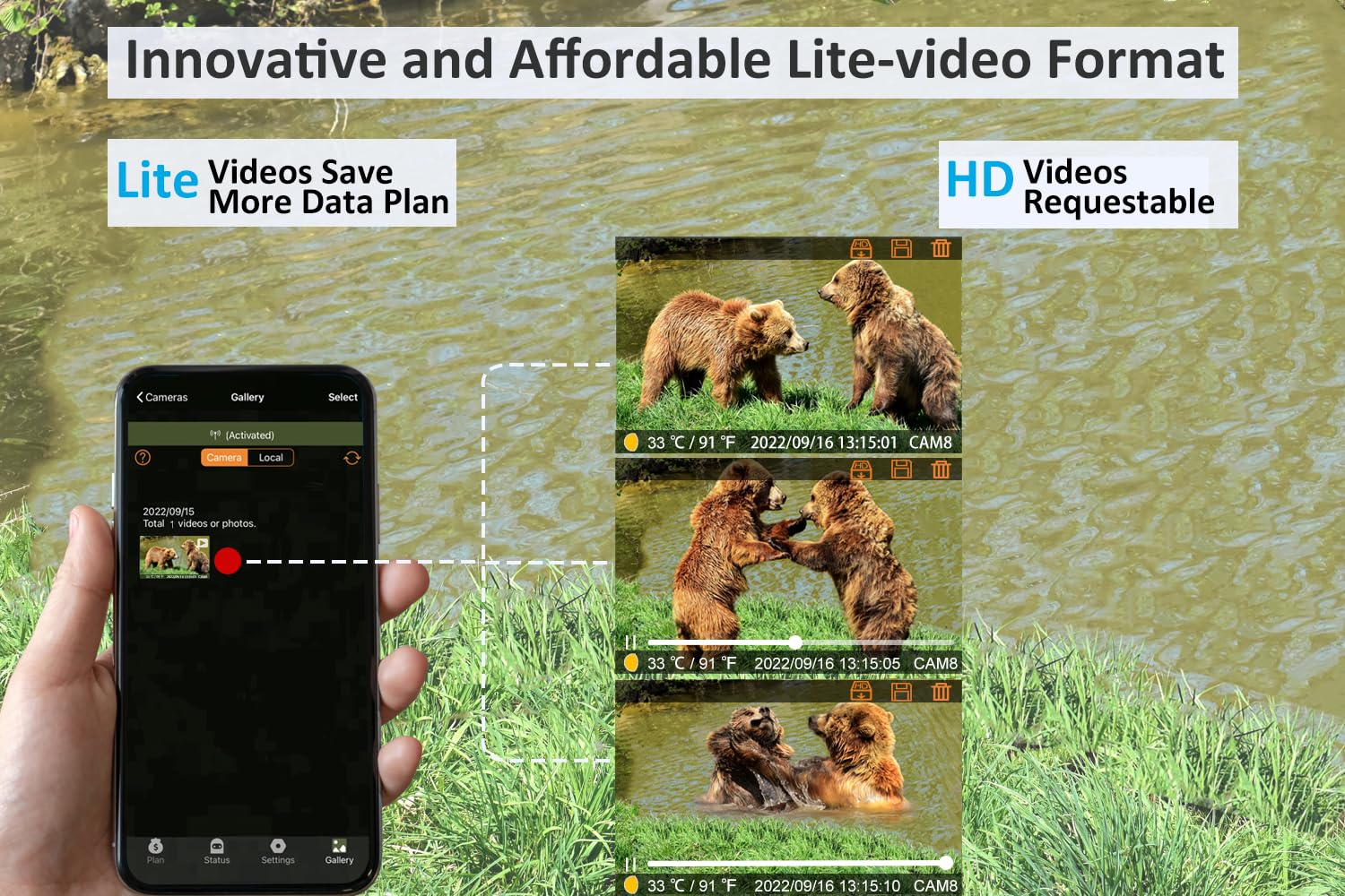 GardePro X50S preloaded SIM card shows instant cellular setup.