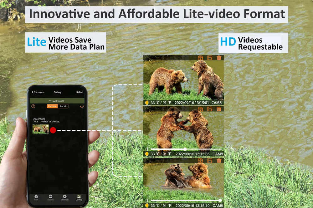 GardePro X50S preloaded SIM card shows instant cellular setup.