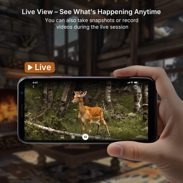 GardePro X66 Pro motion-triggered alerts capture wildlife movement for quick review.