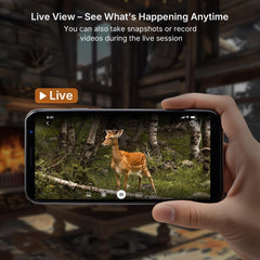 GardePro X66 Pro motion-triggered alerts capture wildlife movement for quick review.