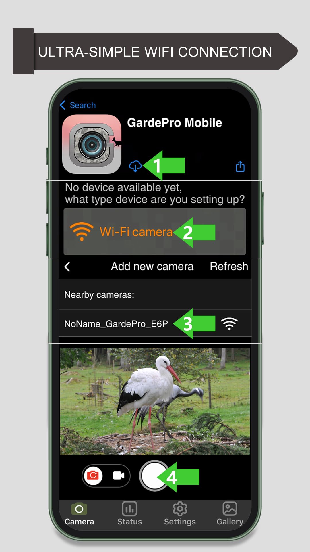 GardePro E6P Max 2.4-inch color screen for easy setup