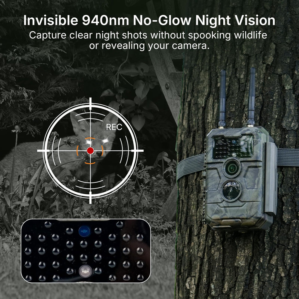 GardePro E6+ app control enables instant access without removing the SD card.