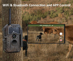 GardePro E7 app-connect demonstrates quick pairing and phone viewing